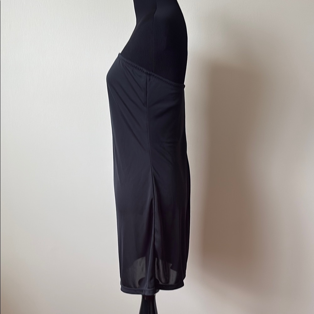 Black Strapless Slip with shelf bra - Picture 6 of 10